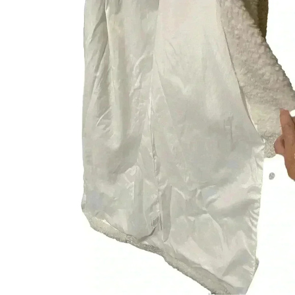 A.L.C Women’s Large Caramel Patchwork Patterned Stanley Faux Shearling Coat NWT - Picture 8 of 11